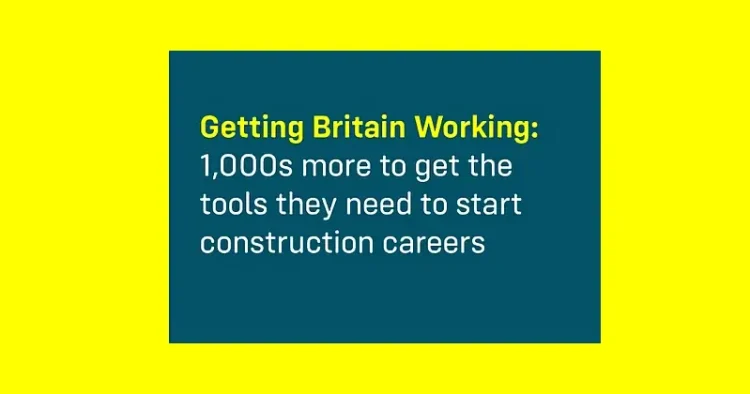 Construction summit - Getting Britain Working. Artwork by the Department for Work and Pensions.