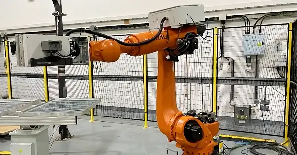 Demo robotic arm to sort and segregate waste. Photo by the NDA.