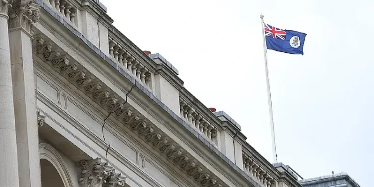 Flag of Cayman Islands. Photo by Foreign and Commonwealth Office.