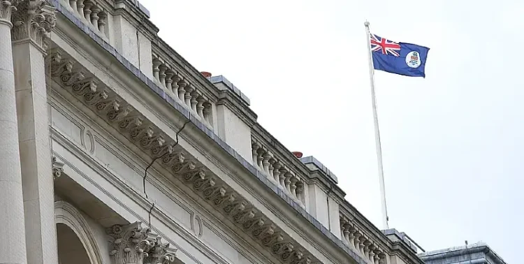 Flag of Cayman Islands. Photo by Foreign and Commonwealth Office.