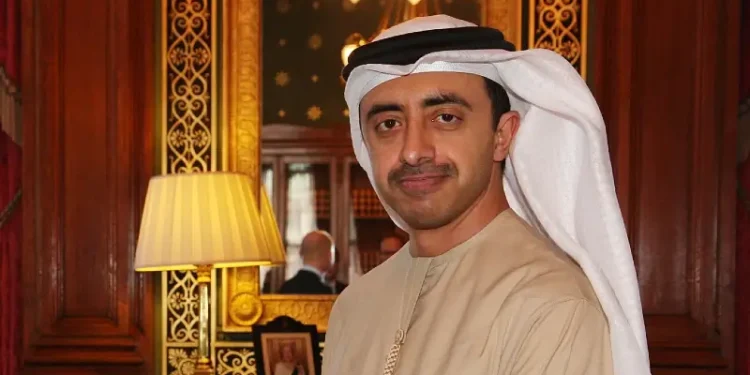 His Highness Sheikh Abdullah bin Zayed Al Nahyan, Deputy Prime Minister and Minister of Foreign Affairs of the United Arab Emirates. Photo by Foreign and Commonwealth Office.