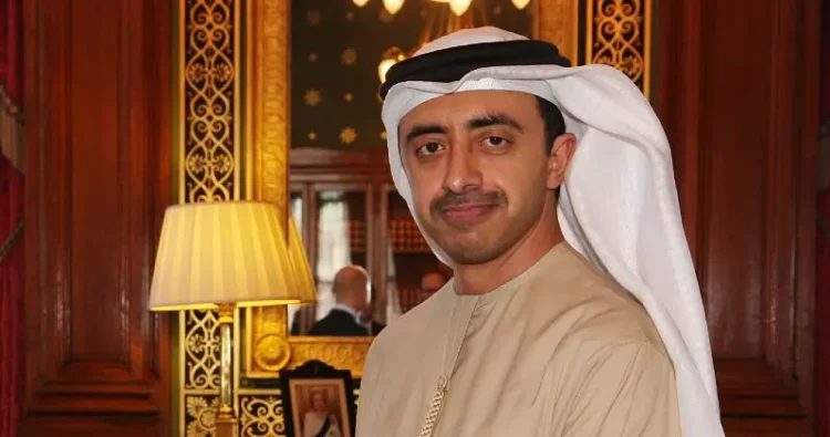 His Highness Sheikh Abdullah bin Zayed Al Nahyan, Deputy Prime Minister and Minister of Foreign Affairs of the United Arab Emirates. Photo by Foreign and Commonwealth Office.