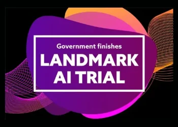 Landmark AI Trial complete. Artwork by the Department for Science, Innovation and Technology.