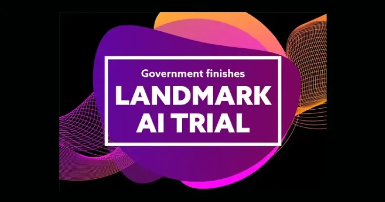 Landmark AI Trial complete. Artwork by the Department for Science, Innovation and Technology.