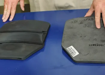 Manufacturing improvements yield lighter body armor. Photo by U.S. Army.