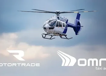 Rotortrade delivers two Airbus H145D3 multirole helicopters to Omni Taxi Aéreo. Photo by RotorTrade.