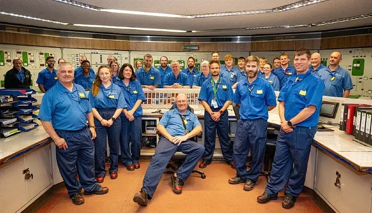 The SIXEP operations team. Photo by Sellafield Ltd.