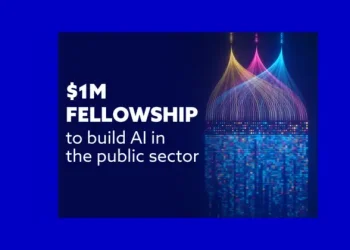 $1 million fellowship to build AI in the public sector. Artwork by the DSIT.