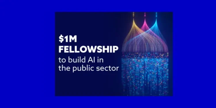 $1 million fellowship to build AI in the public sector. Artwork by the DSIT.