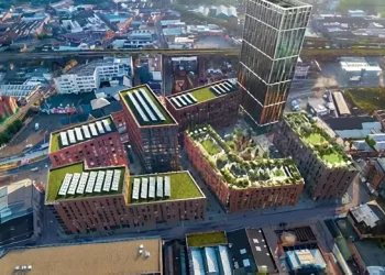 £200m Stone Yard project in Digbeth. Photo by Homes England.