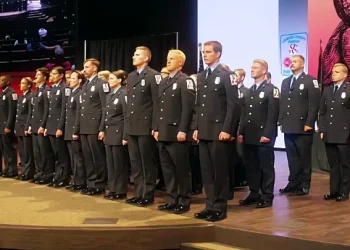 36 Loudon trained Firefighter and EMT's graduated. Photo by Loudoun County Fire and Rescue.
