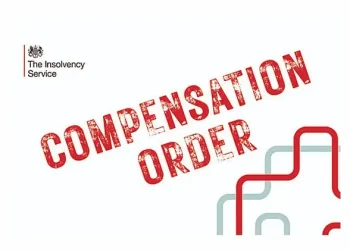 Compensation Order. Artwork by the Insolvency Service.