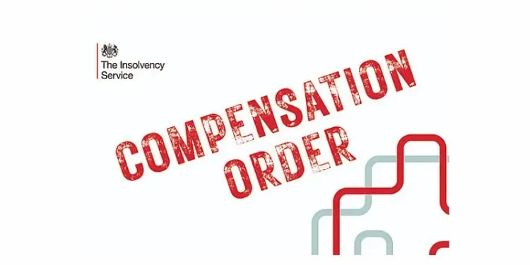 Compensation Order. Artwork by the Insolvency Service.