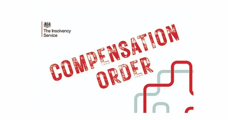 Compensation Order. Artwork by the Insolvency Service.