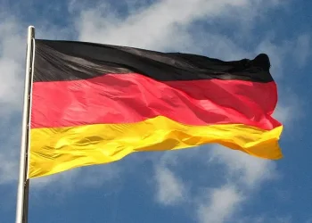 German flag. Photo by F de Comite.