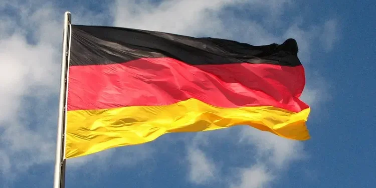 German flag. Photo by F de Comite.