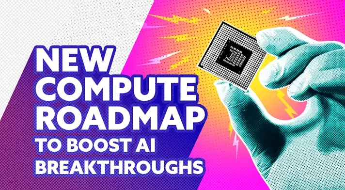 New Compute Roadmap to boost AI breakthroughs. Artwork by the DSIT.