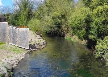 River Wye, Wooburn Green. Photo by Peter O'Connor.