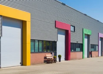 Storage units with shutters. Photo by the Serious Fraud Office.