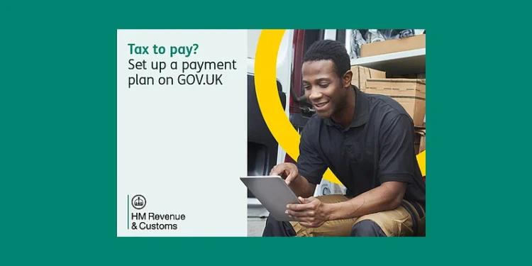Tax to pay payment plan. Photo by HM Revenue and Customs.