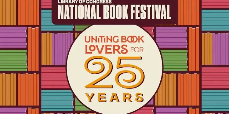 The 25th Library of Congress National Book Festival. Artwork by the Library of Congress.