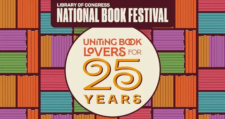 The 25th Library of Congress National Book Festival. Artwork by the Library of Congress.