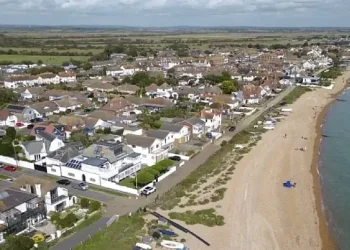 The 8.5km frontage of Pevensey Bay is back under Environment Agency management. Photo by the DEFRA.