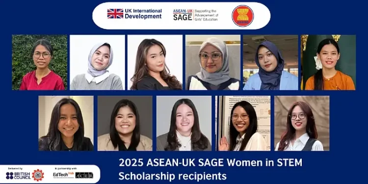 ASEAN Women in the stem scholarship program. Photo by the British Government.
