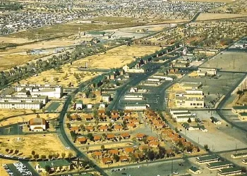 Aerial view Fort Bliss 1968. Photo by Butch.