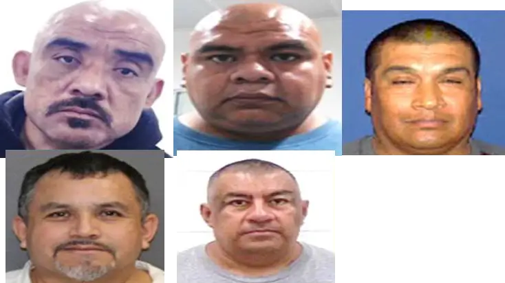 Convicted sex offender illegal immigrants. Photos by ICE.