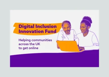 Digital Inclusion Innovation Fund. Artwork by DSIT.