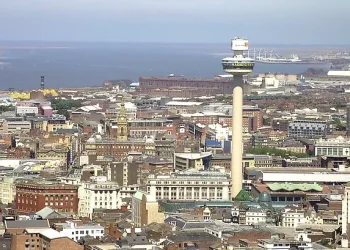 Liverpool City Center. Photo by Kevin Jump.