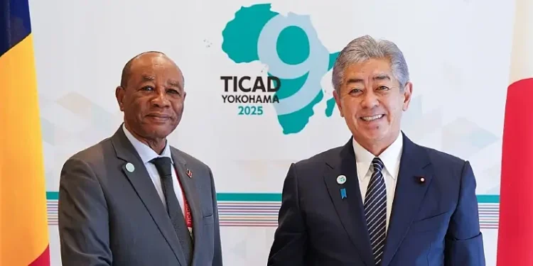Mr. IWAYA Takeshi, Minister for Foreign Affairs, held a meeting with H.E. Mr. Mahamat Ahmad ALHABO, Secretary General of the Presidency, State Minister of the Republic of Chad. Photo by MOFA.