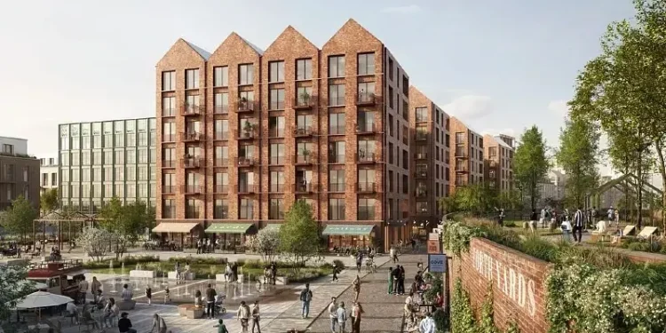 Quayside West at Forth Yards. Photo by Newcastle City Council.