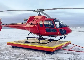 Rotortrade Delivers AS350 B3+ utility helicopter. Photo by Rotortrade.