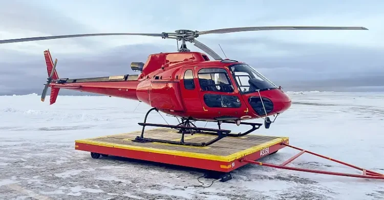 Rotortrade Delivers AS350 B3+ utility helicopter. Photo by Rotortrade.