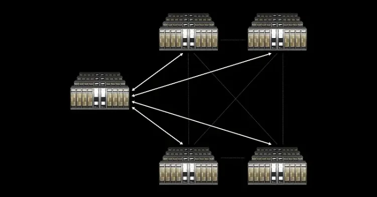 Spectrum-XGS Ethernet. Diagram by NVIDIA.