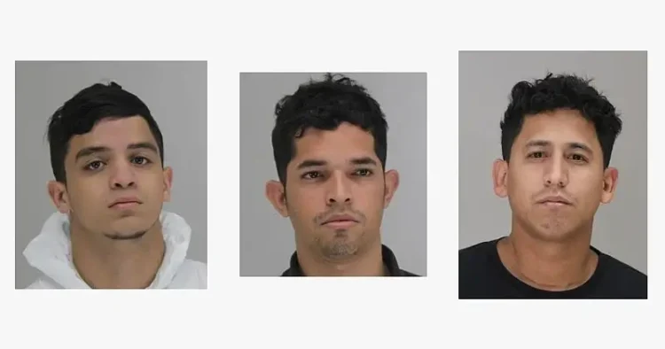 Three criminal illegal aliens from Venezuela arrested. Photos by ICE.