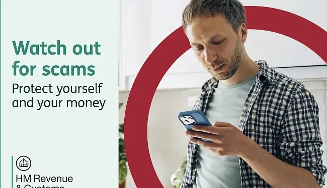 Watch out for refund scams. Artwork by HMRC.