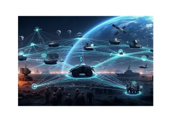 Building the Digital Targeting Web. Artwork by DSTL.