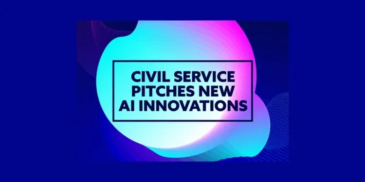 Civil servants are invited to apply for the latest round of the Civil Service AI and Data Challenge. Artwork by the DSIT.