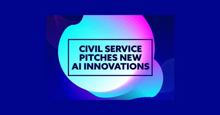 Civil servants are invited to apply for the latest round of the Civil Service AI and Data Challenge. Artwork by the DSIT.