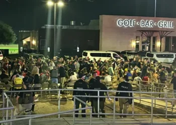 Arrest of More than 150 Illegal Aliens at Tren de Aragua Nightclub in San Antonio. Photo by The US Department of Homeland Security.