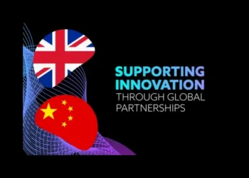 Lord Vallance leads UK delegation of senior figures to China. Artwork by the DSIT.