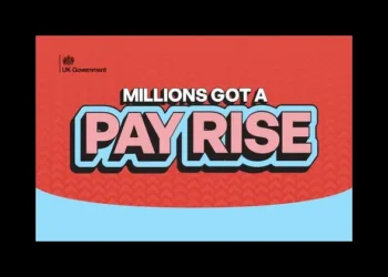 Millions Got a Pay Rise. Artwork by the Department for Business and Trade.