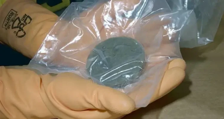 Plutonium Puck. Photo by Savannah River Site.