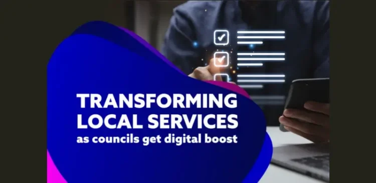 Transforming Local Services for Councils. Artwork by the Department for Science, Innovation and Technology.