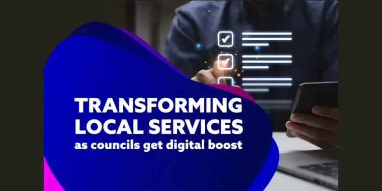Transforming Local Services for Councils. Artwork by the Department for Science, Innovation and Technology.