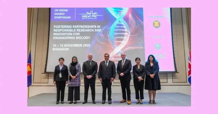 UK-ASEAN Engineering Biology meeting. Photo by the UK Embassy Bangkok.