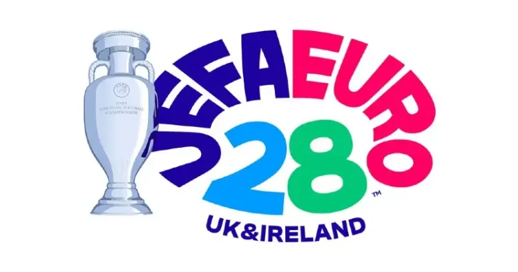 UK government investing up to £557 million in UEFA EURO 2028. Artwork by the Dept. for Culture, Media and Sport.